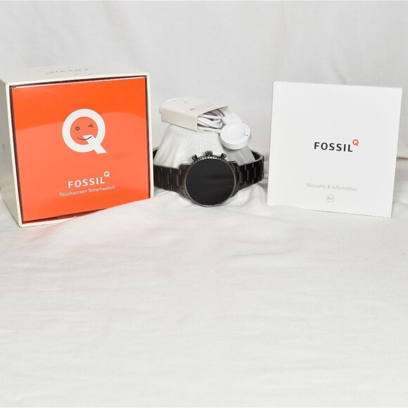 Fossil Gen Explorist HR Smartwatch 45mm Stainless Steel Smoke